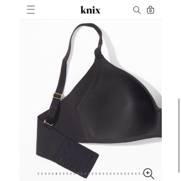 Knix Sz 7+ WingWoman Contour Bra in Black 36F 36G 38F 38G - Picture 10 of 15